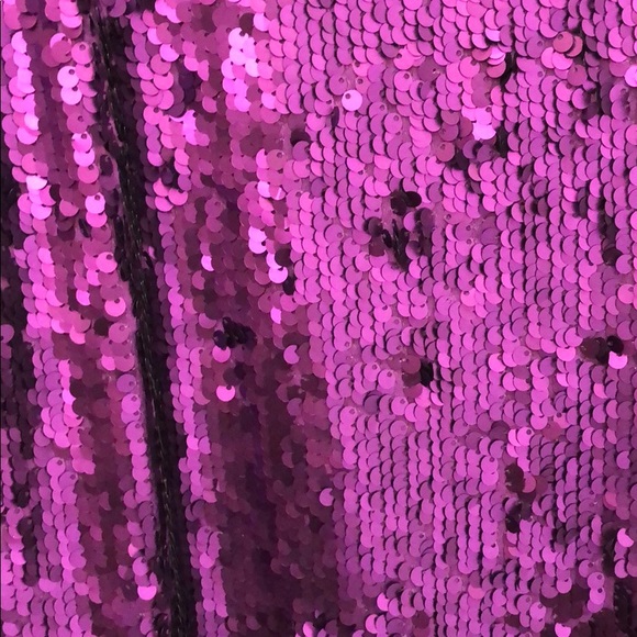 Purple sequin Dress the Population dress - Picture 4 of 4